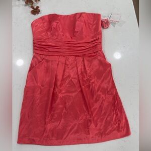 David's Bridal Scarlet Dress